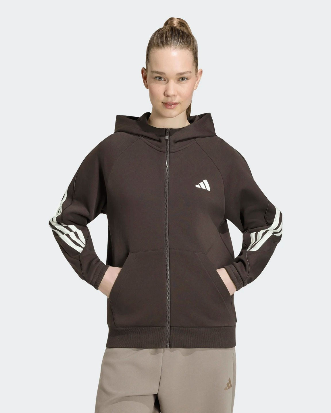 Giacca Donna Adidas Stadium - Marrone
