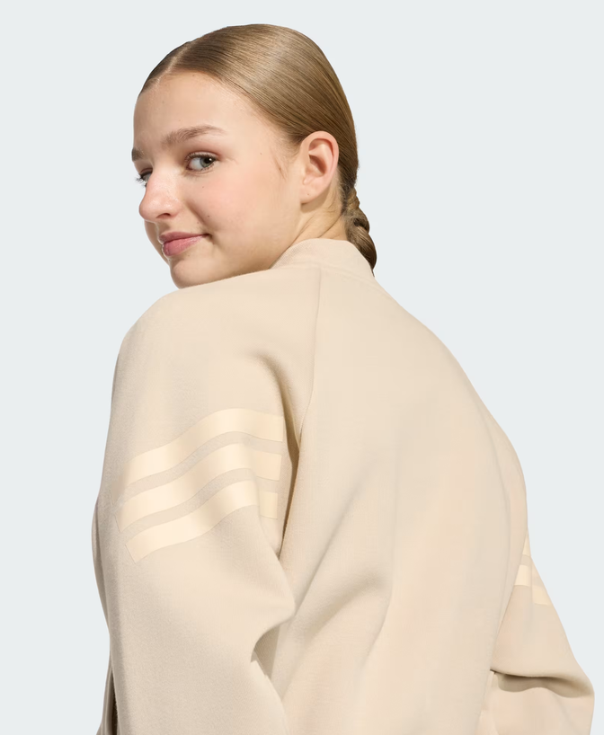 Giacca Ragazza Adidas Future Icons 3-Stripes - Beige