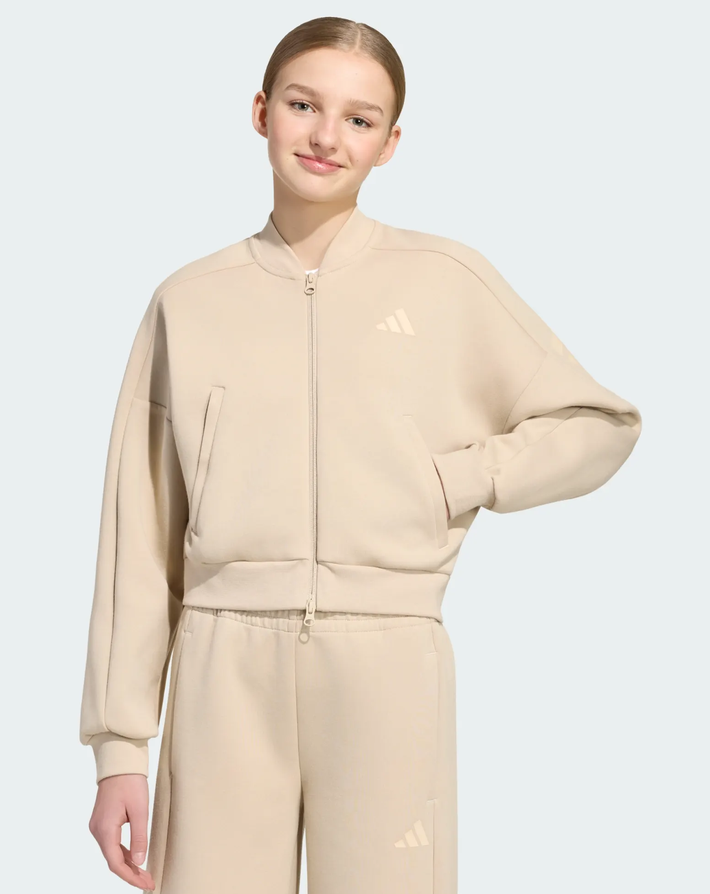 Giacca Ragazza Adidas Future Icons 3-Stripes - Beige