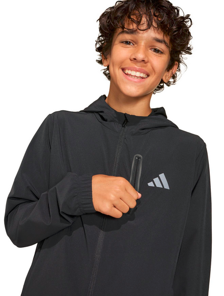 Giacca sportiva adidas per bambini Tech - Nero