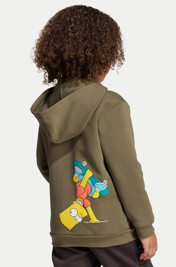 Giacca Unisex Adidas da Allenamento dei Simpson - Verde Militare