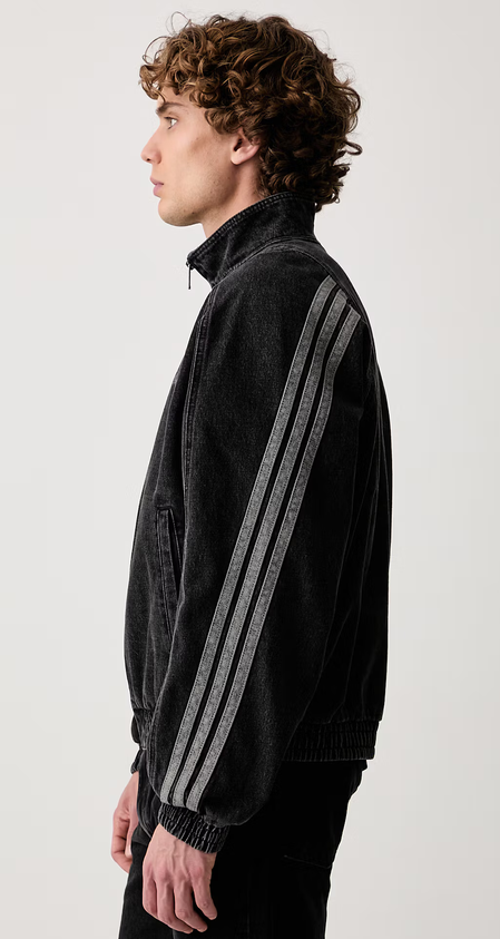 Giacca Uomo Adidas Denim - Nero