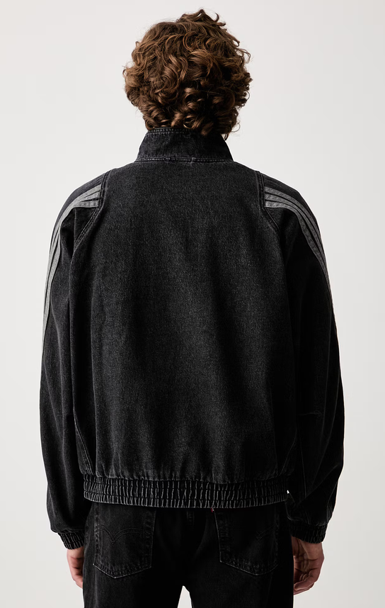 Giacca Uomo Adidas Denim - Nero