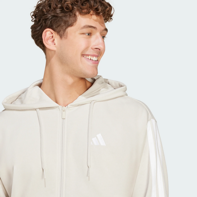 Giacca Uomo Adidas Essentials 3-Stripes - BEIGE