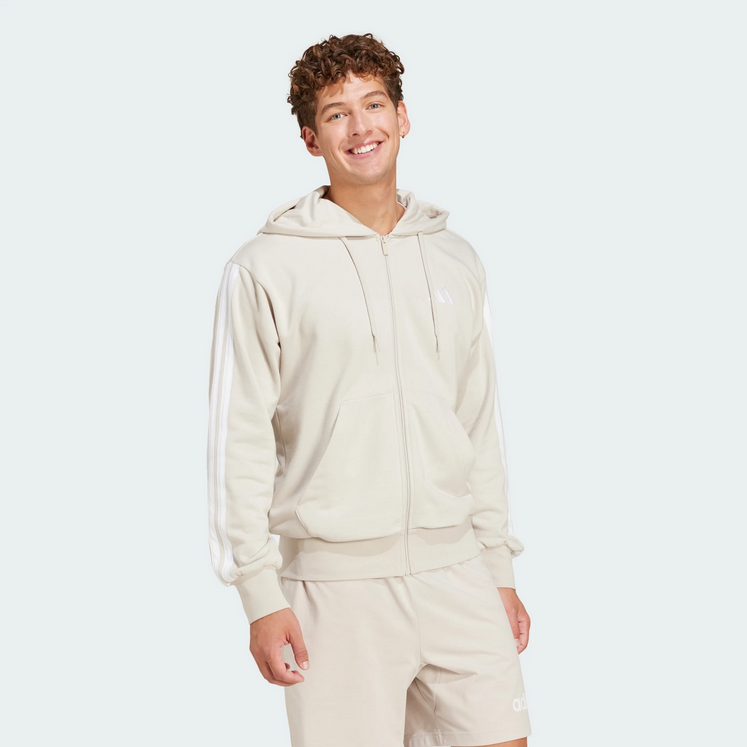 Giacca Uomo Adidas Essentials 3-Stripes - BEIGE