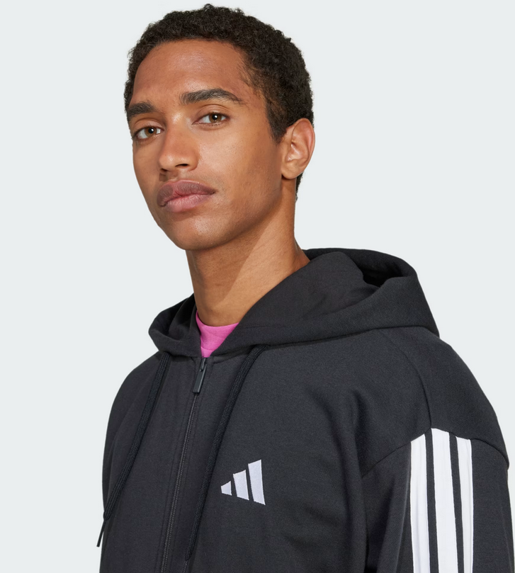 Giacca Uomo Adidas Essentials 3-Stripes - Nero