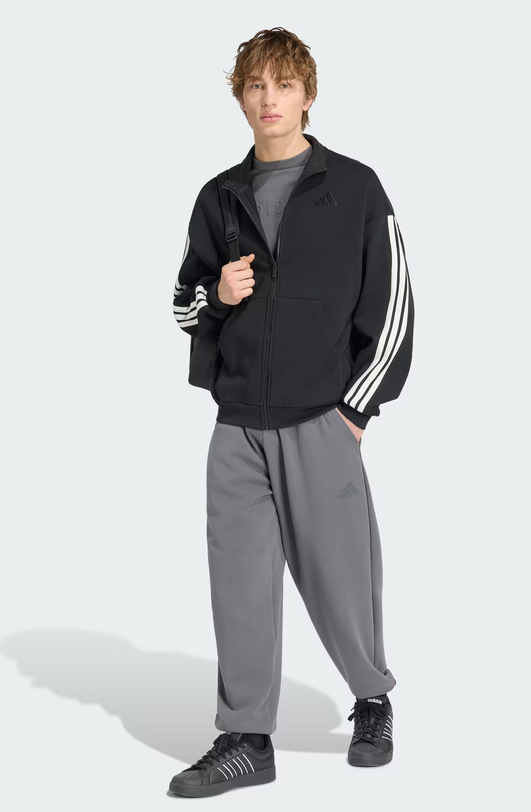 Giacca Uomo Adidas Kit 3-stripes - Nero