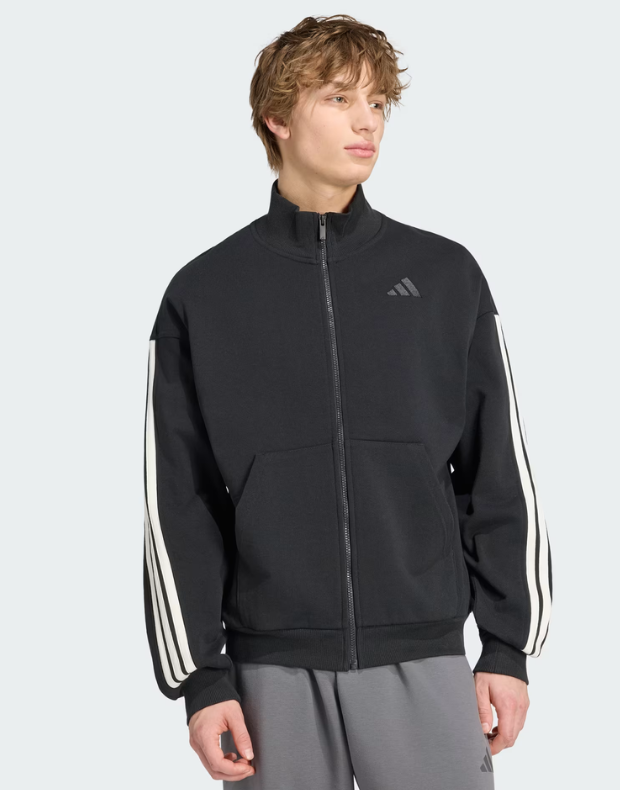 Giacca Uomo Adidas Kit 3-stripes - Nero