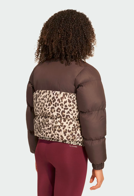 Giubbotto Ragazza Adidas Stampa Allover - Marrone