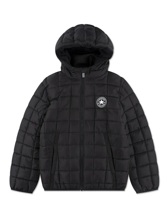 Giubbotto Converse Ragazzo Square Quilted - Nero