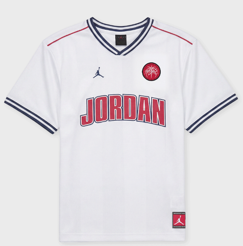 Maglietta a maniche corte Ragazzo Jordan MJ Sport - Bianco