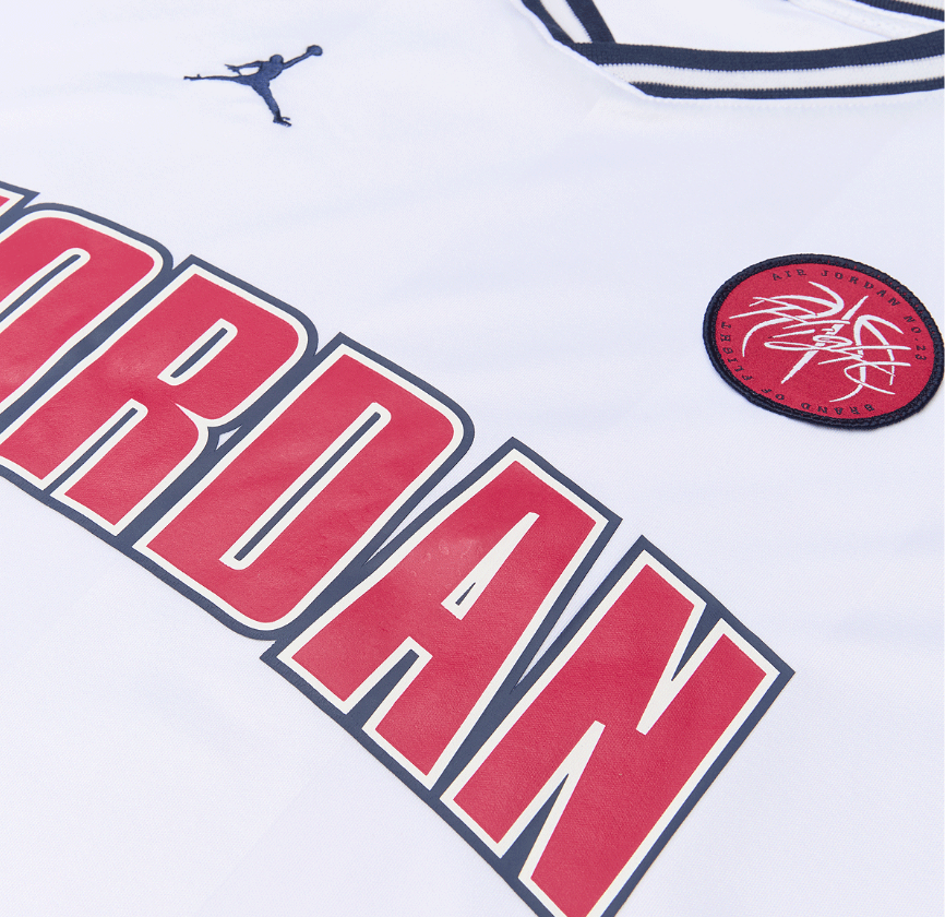 Maglietta a maniche corte Ragazzo Jordan MJ Sport - Bianco