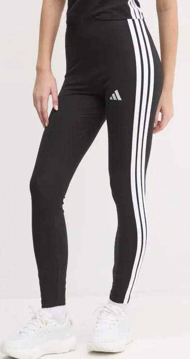 Leggings Donna Adidas 3 Stripes Essentials - Nero