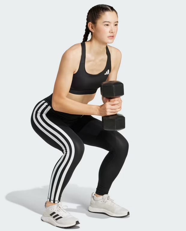Leggings Donna Adidas Essentials 3-Stripes 7/8  - Nero