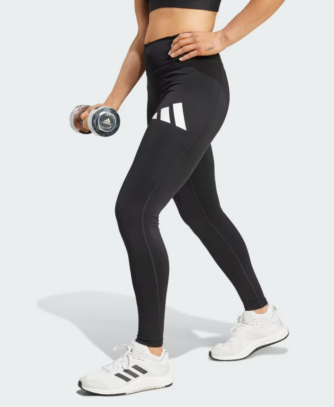 Leggings Donna Adidas Essentials Big Logo Full - Nero