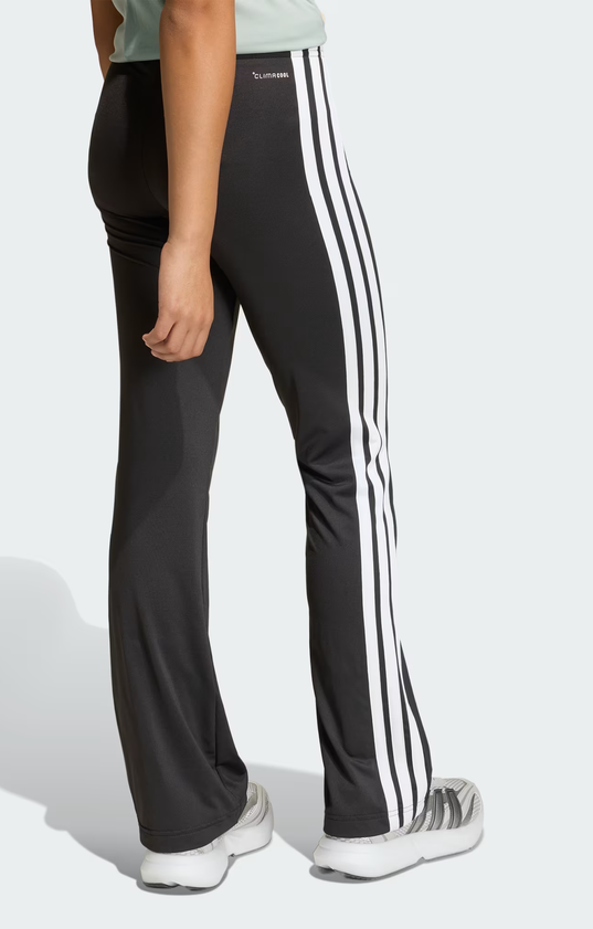 Leggings ragazza Adidas Essentials 3-Stripes Flared - Nero