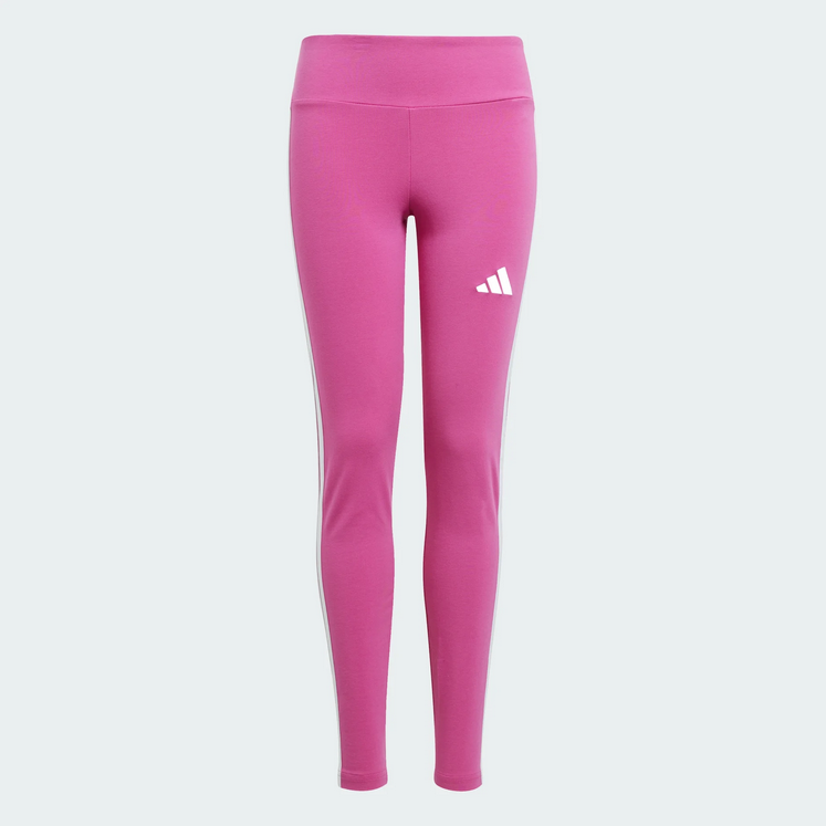 Leggings Ragazza Adidas Essentials 3-Stripes - Fucsia/Bianco