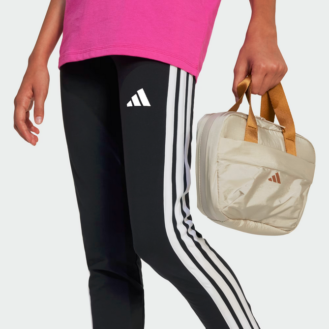 Leggings Ragazza Adidas Essentials 3-Stripes - Nero/Bianco