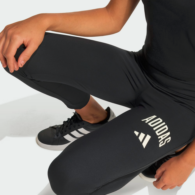 Leggings ragazza Adidas Collegiate - Nero