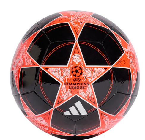 Pallone Adidas UCL Club 25/26 League Stage - Nero/Arancio