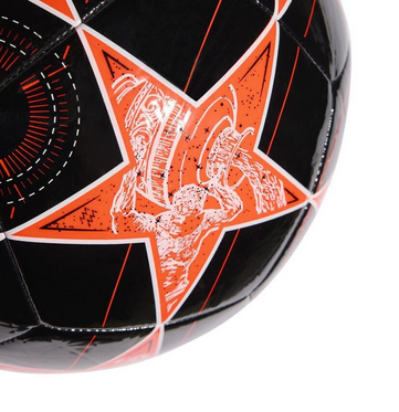 Pallone Adidas UCL Club 25/26 League Stage - Nero/Arancio