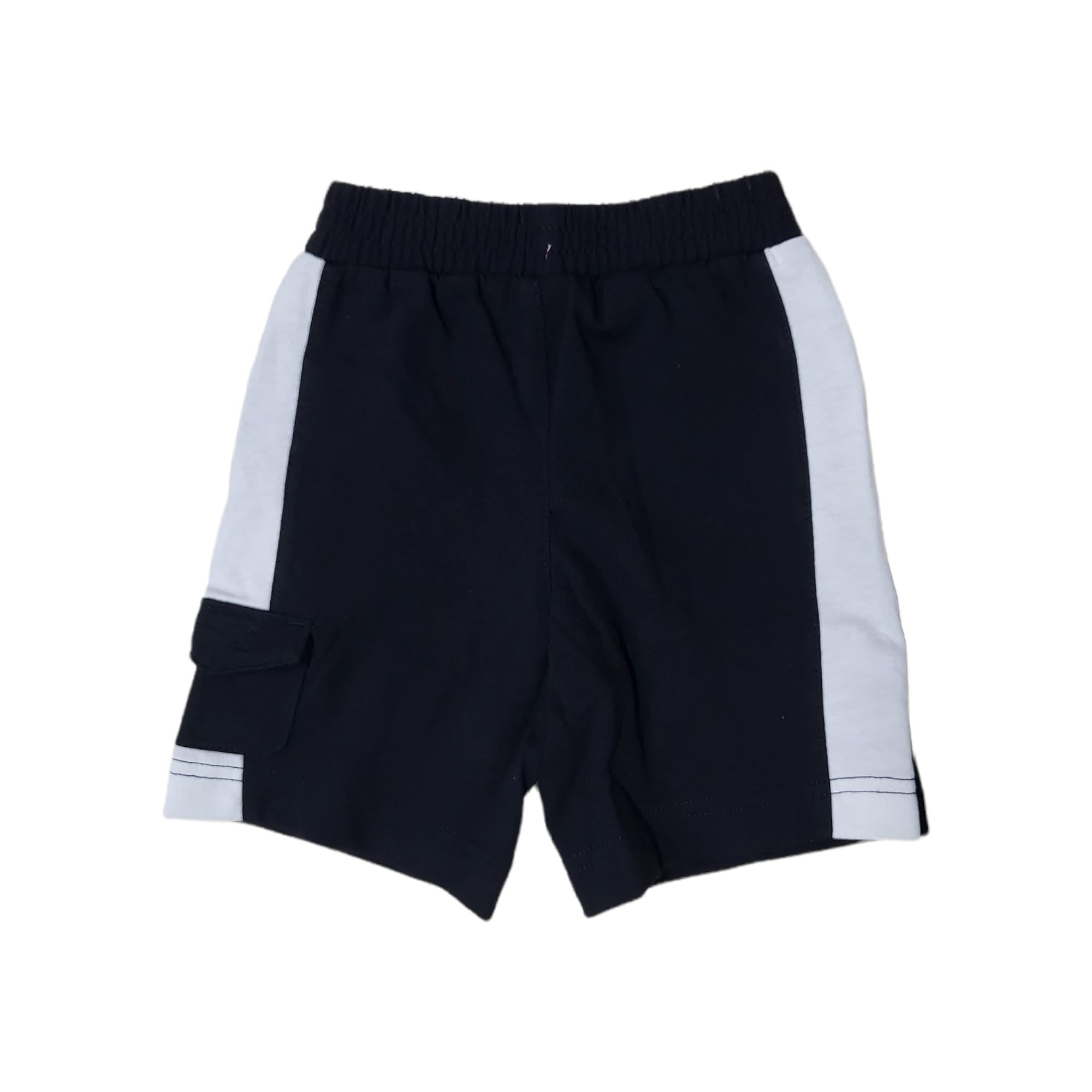 PANTALONCINO BAMBINO NIKE NSW LIL FRUITS JSY- NERO/BIANC