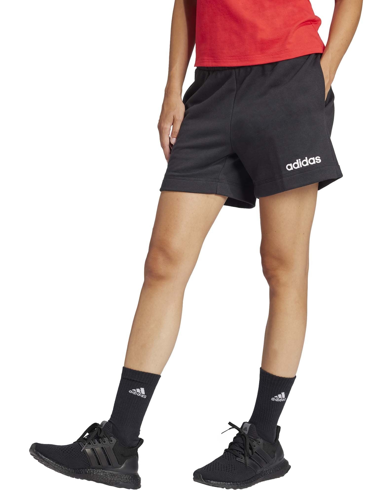 Pantaloncino Donna Adidas Essentials Linear - Nero