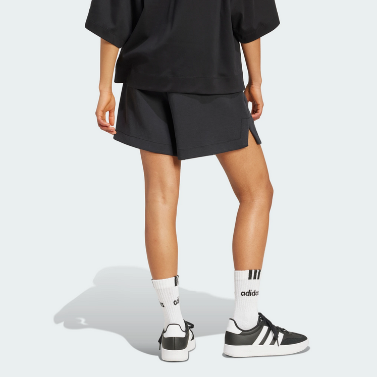 Pantaloncino Donna Adidas Soft Lux Loose - Nero