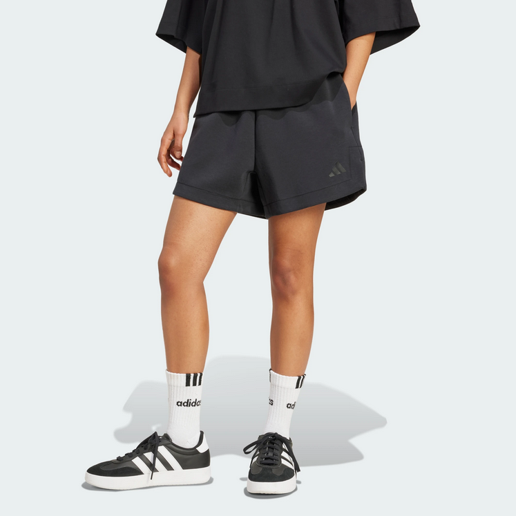 Pantaloncino Donna Adidas Soft Lux Loose - Nero