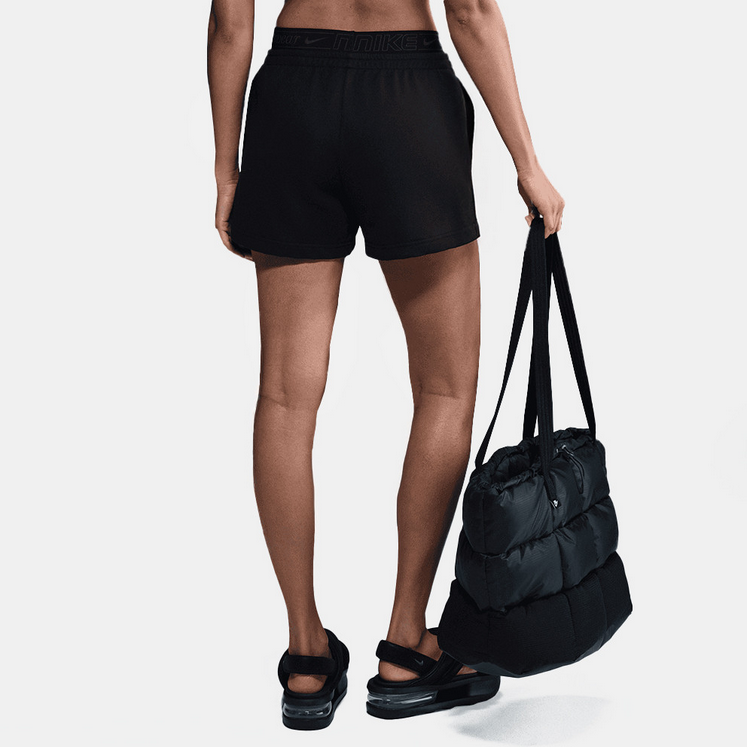 Pantaloncino Donna Nike Chill Terry - Nero