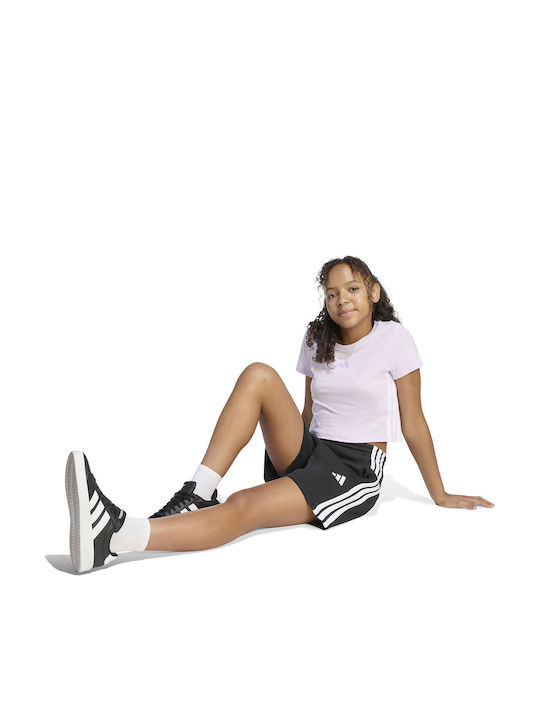 Pantaloncino Ragazza adidas 3 STRIPES SH - NERO