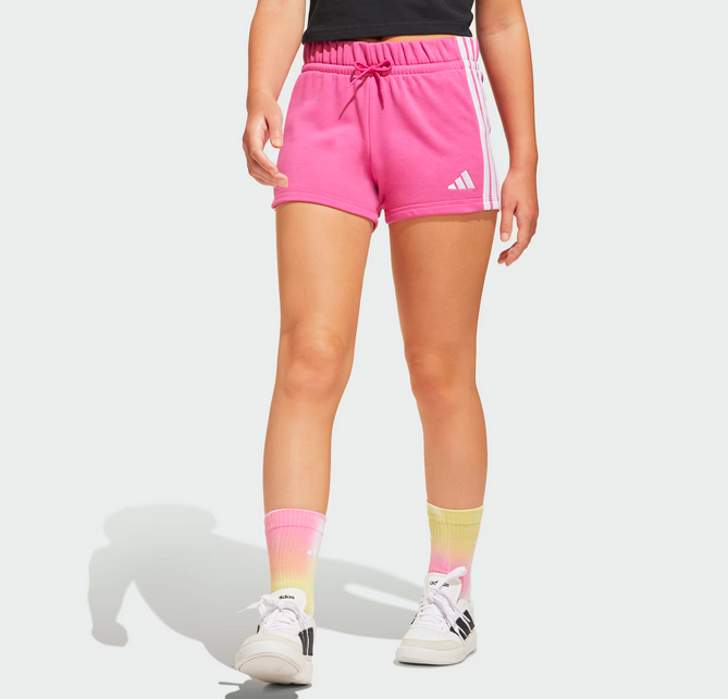 Pantaloncino Ragazza Adidas Essentials Logo - Fucsia
