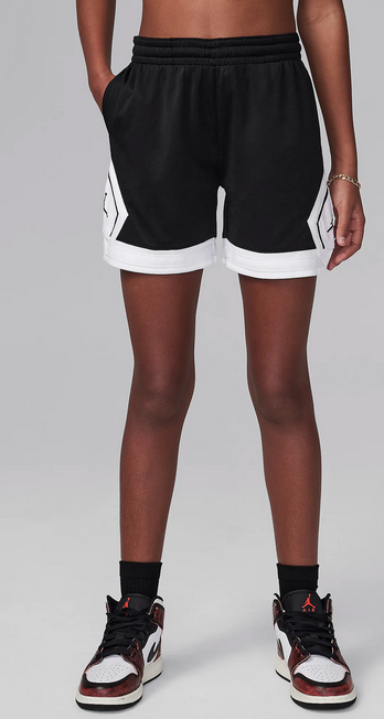 Pantaloncino Ragazza Jordan Diamond - Nero/Bianco