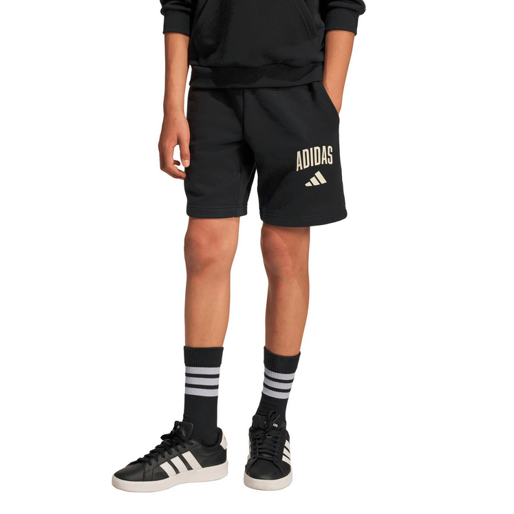 Pantaloncino Ragazzo Adidas  Collegiate Typography - NERO