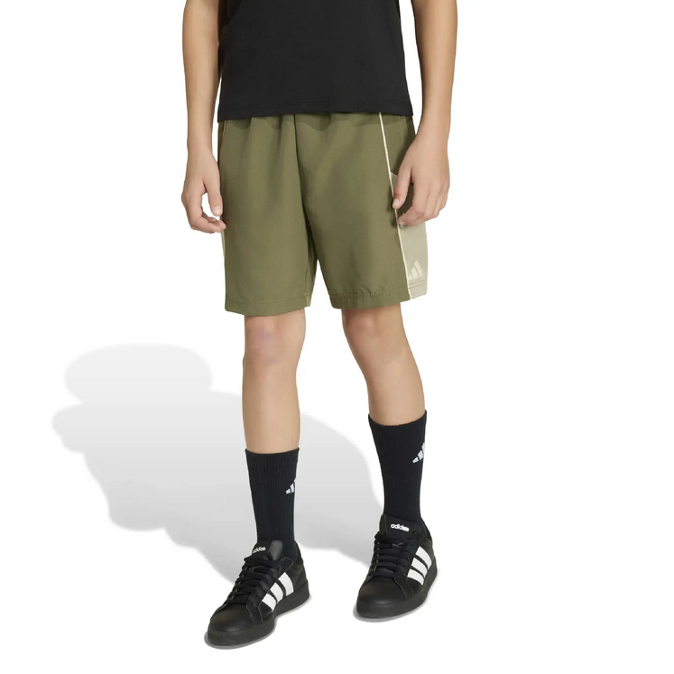 Pantaloncino Ragazzo ADIDAS COLOR BLOCK - VERDE