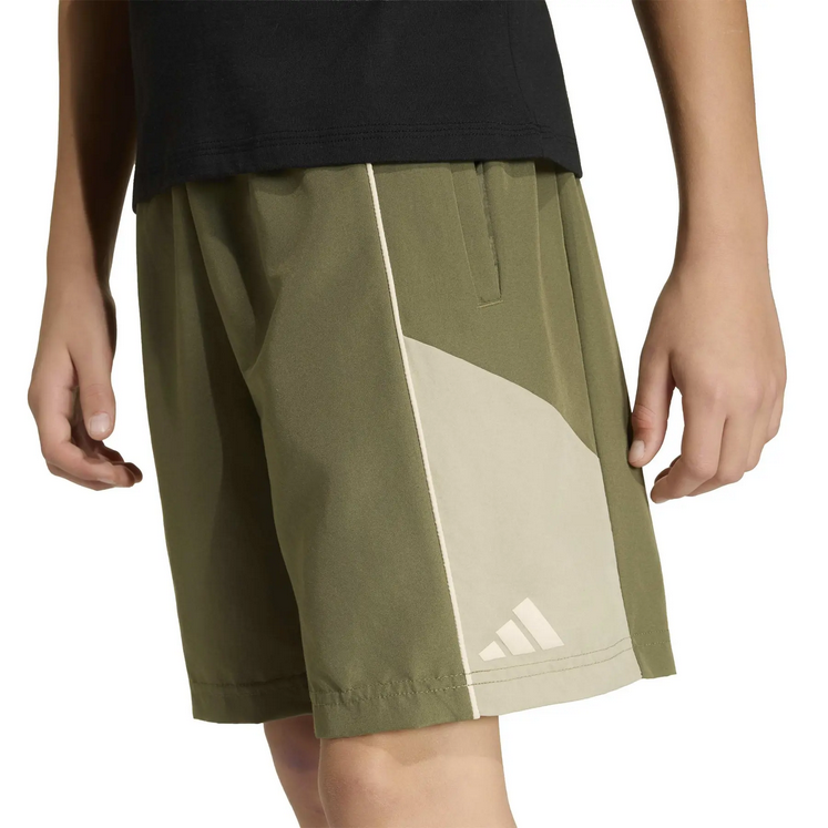 Pantaloncino Ragazzo ADIDAS COLOR BLOCK - VERDE