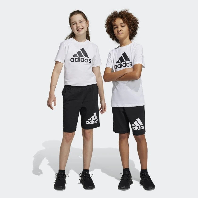 Pantaloncino Ragazzo Adidas Essentials big logo - Nero