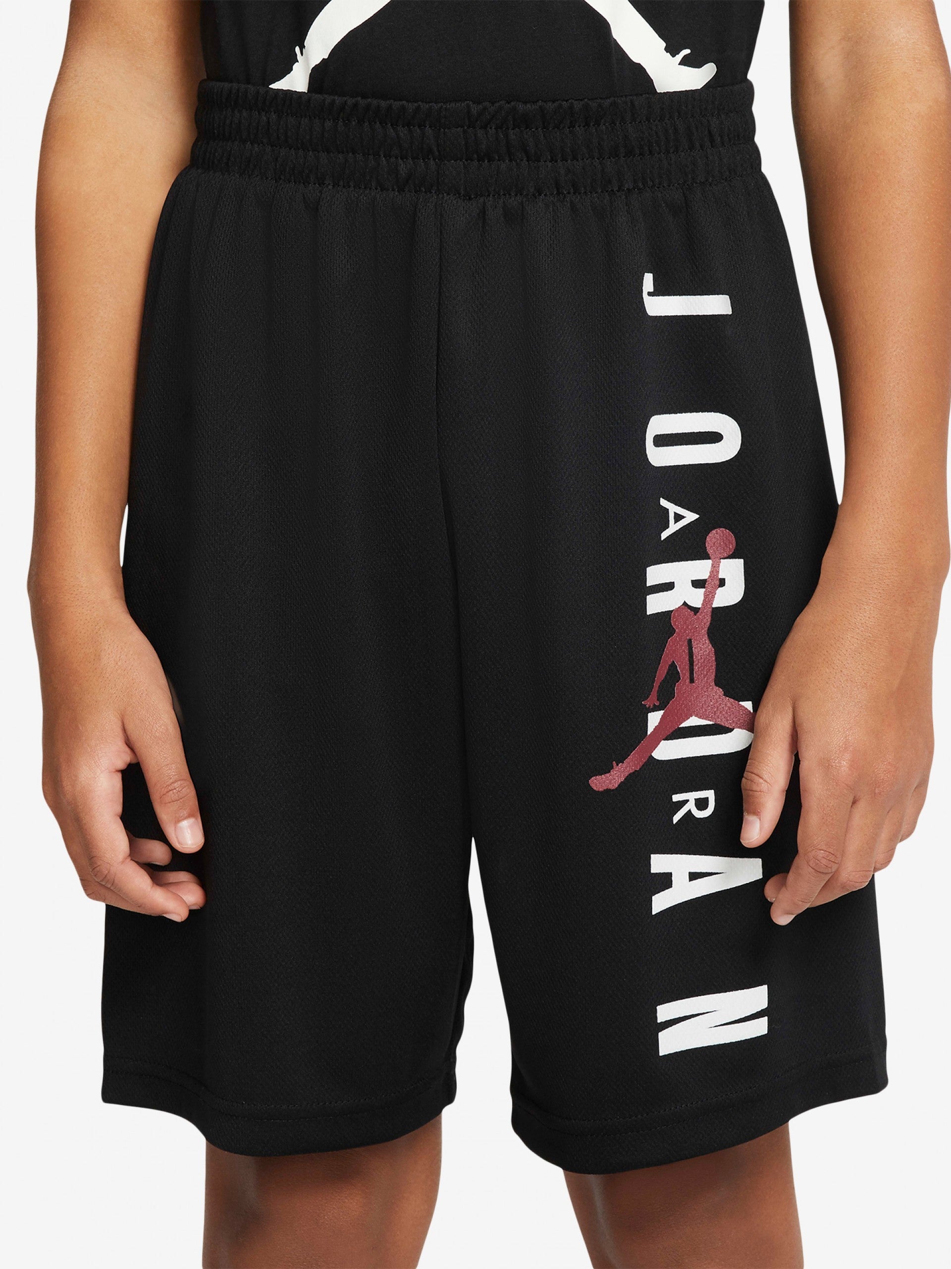 Pantaloncino Ragazzo Jordan Vert Mesh - Nero