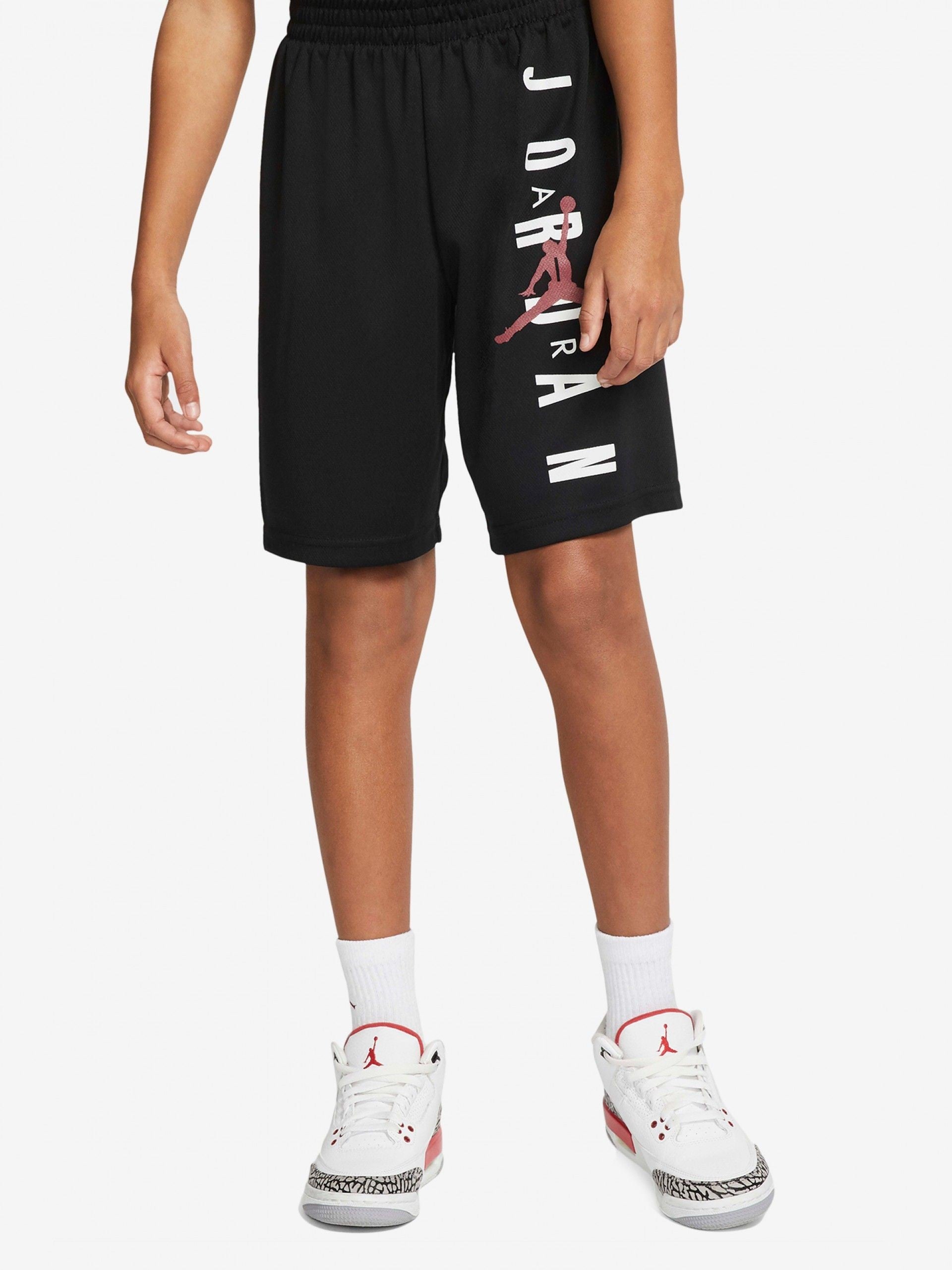 Pantaloncino Ragazzo Jordan Vert Mesh - Nero