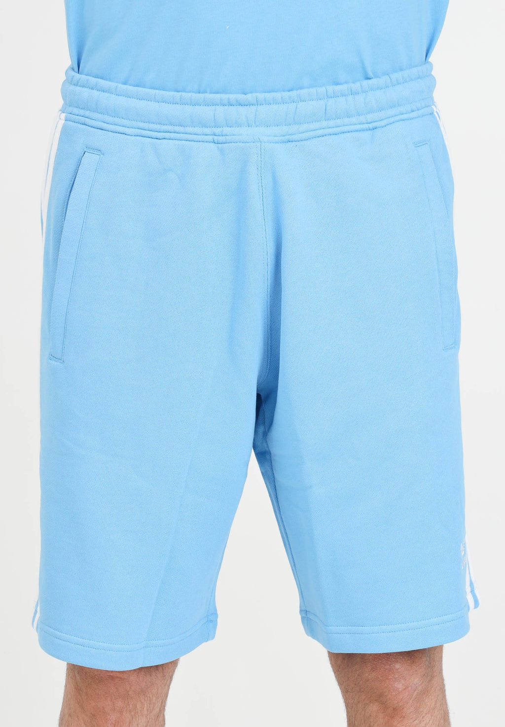 Pantaloncino Uomo Adidas Adicolor 3-Stripes - Azzurro