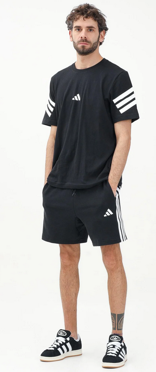 Pantaloncino Uomo Adidas Adicolor 3-Stripes - Nero