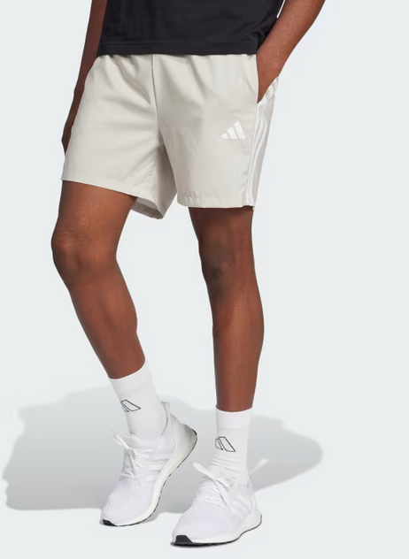 Pantaloncino Uomo Adidas Essentials 3-Stripes Chelsea - Beige