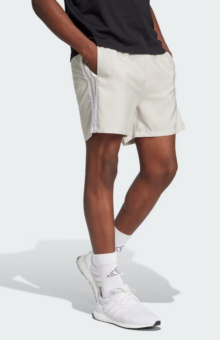 Pantaloncino Uomo Adidas Essentials 3-Stripes Chelsea - Beige
