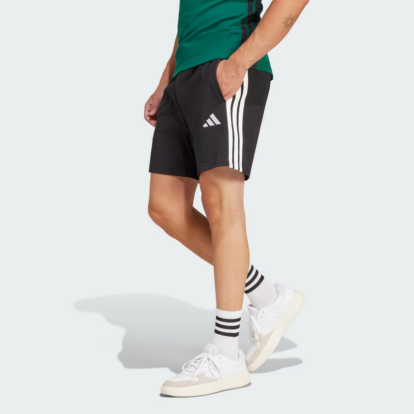 Pantaloncino Uomo Adidas Essentials 3-Stripes  - NERO