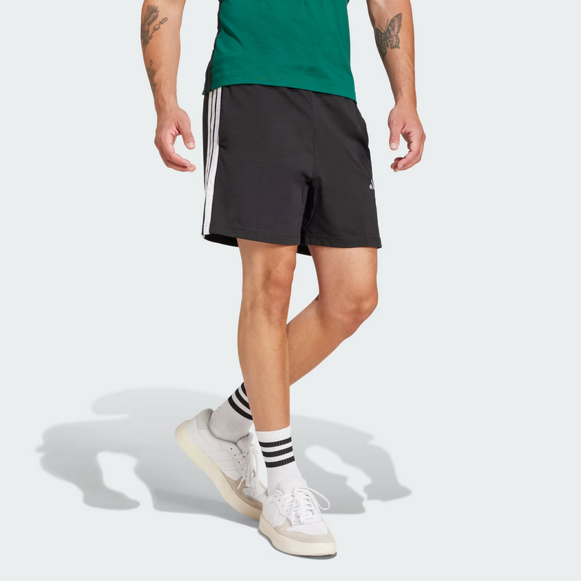 Pantaloncino Uomo Adidas Essentials 3-Stripes  - NERO