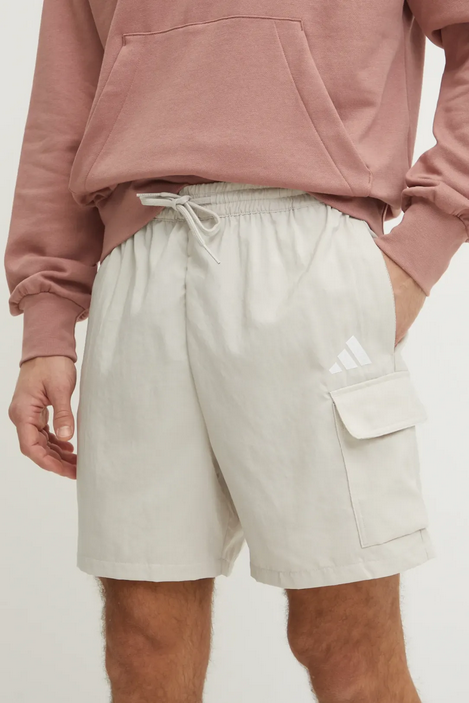 Pantaloncino Uomo Adidas Essentials Small Logo Cargo  - Beige