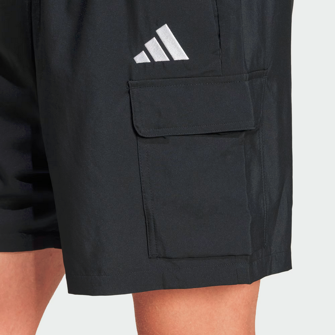 Pantaloncino Uomo Adidas Essentials Small Logo Cargo  - Nero