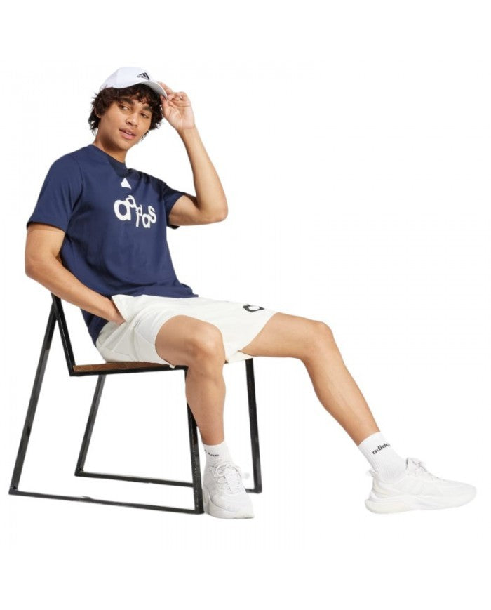 Pantaloncino Uomo Adidas Graphic Print - Bianco