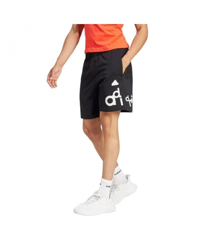 Pantaloncino Uomo Adidas Graphic Print - Nero