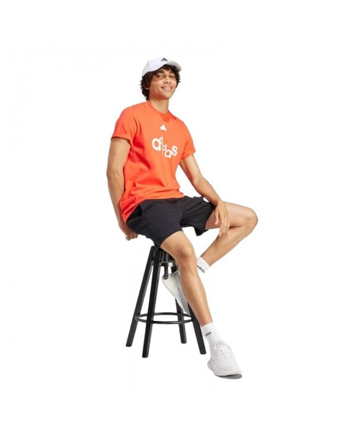 Pantaloncino Uomo Adidas Graphic Print - Nero